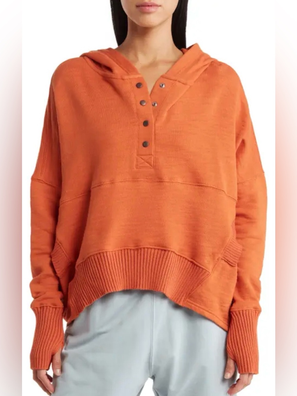FP Movement by Free People “Honey Dove” Hoodie in Morning Burst - Oversized